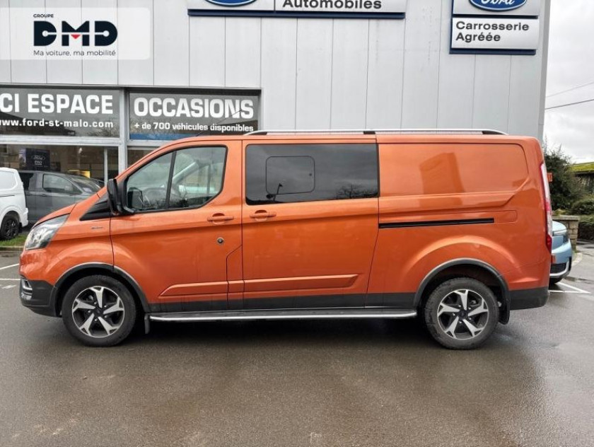 Ford Transit Custom Fg 320 L2h1 2.0 Ecoblue 170 S&s Cabine Approfondie Active Bva6 - Visuel #2