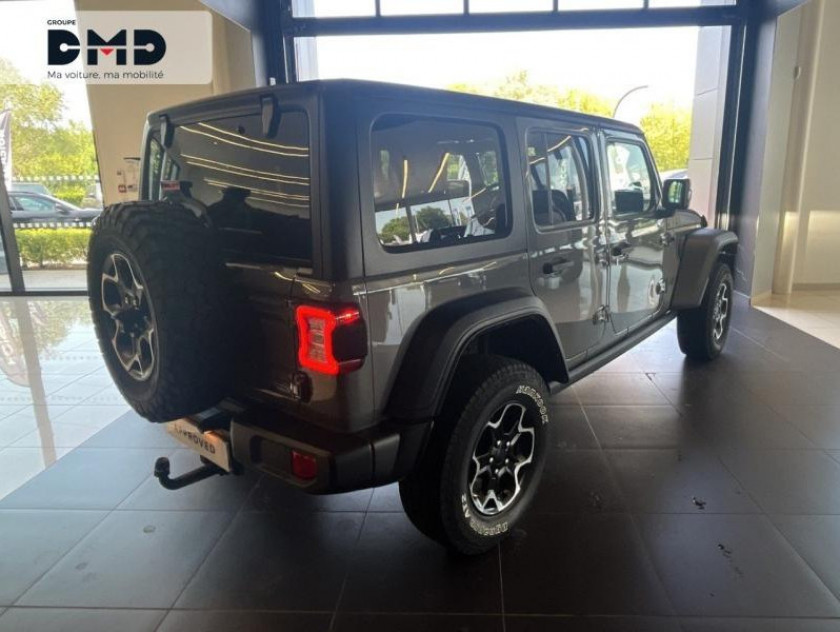 Jeep Wrangler Unlimited 2.0 T 380ch 4xe Overland Command-trac My22 - Visuel #5