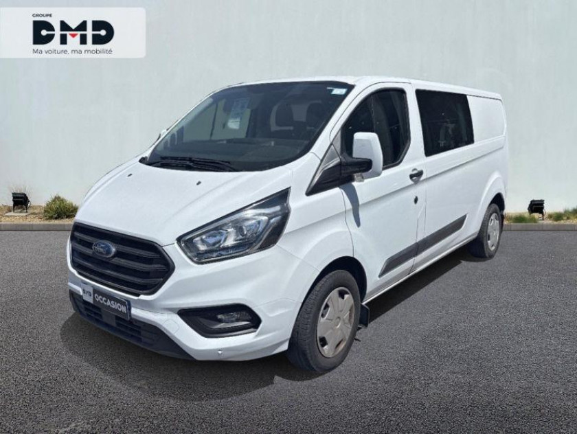 Ford Transit Custom Fg 320 L2h1 2.0 Ecoblue 130 Cabine Approfondie Trend Business 7cv - Visuel #1