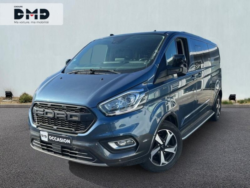 Ford Transit Custom Fg 320 L2h1 2.0 Ecoblue 170 S&s Cabine Approfondie Active Bva6 - Visuel #1