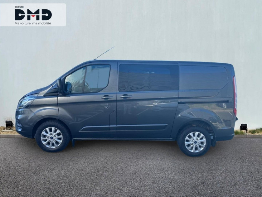 Ford Transit Custom Fg 300 L1h1 2.0 Ecoblue 130 Cabine Approfondie Limited 7cv - Visuel #2