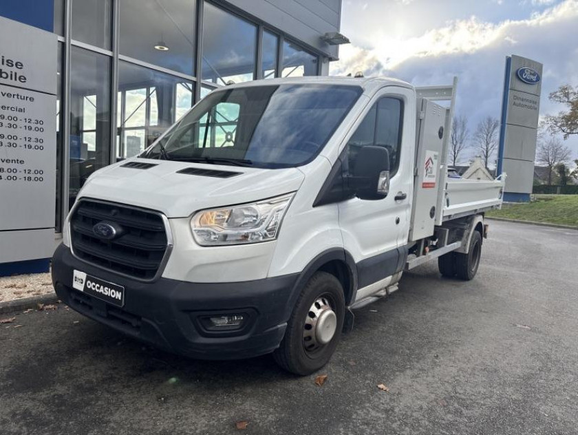 Ford Transit 2t Ccb P350 L3 2.0 Ecoblue 130ch S&s Trend Business Benne + Coffre - Visuel #1