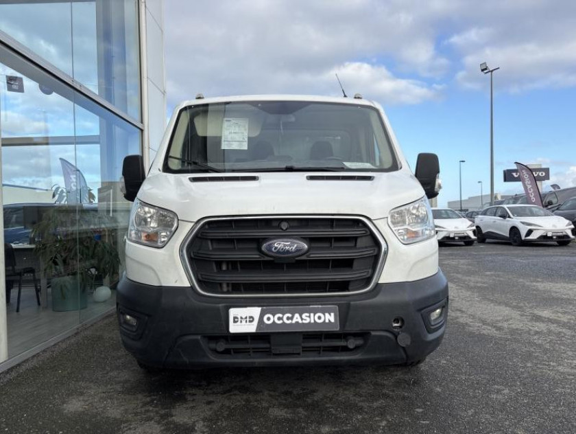 Ford Transit 2t Ccb P350 L3 2.0 Ecoblue 130ch S&s Trend Business Benne + Coffre Tva - Visuel #3