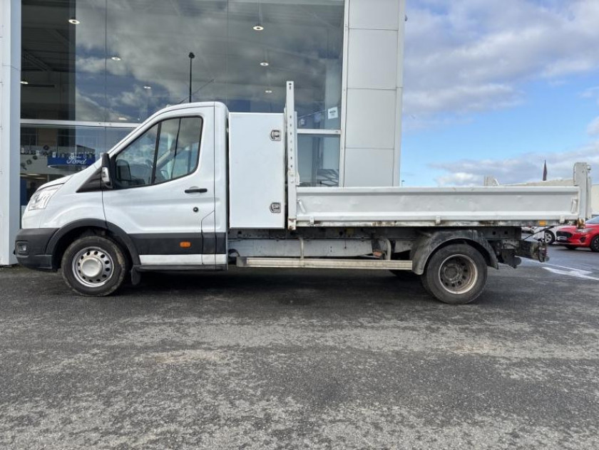 Ford Transit 2t Ccb P350 L3 2.0 Ecoblue 130ch S&s Trend Business Benne + Coffre Tva - Visuel #1