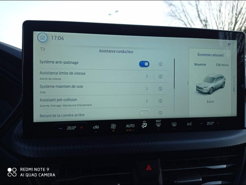 Ford Kuga 2.5 Duratec 180ch Hybrid Flexifuel St-line Powershift - Visuel #6