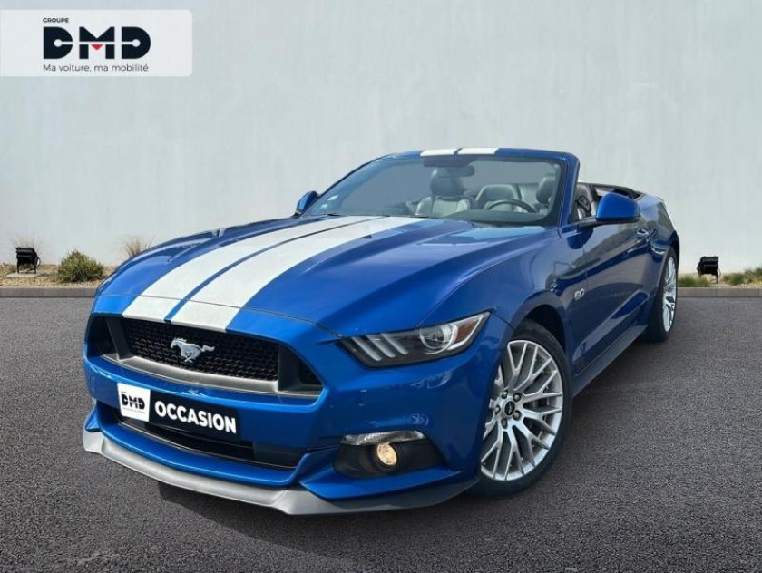 Ford Mustang Convertible 5.0 V8 421ch Gt Bva6 - Visuel #1