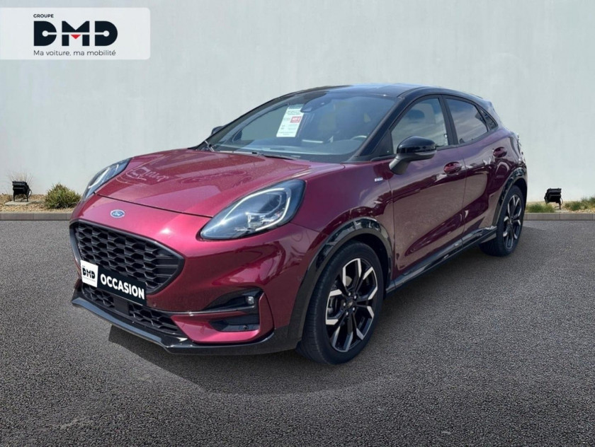 Ford Puma 1.0 Flexifuel 125ch S&s Mhev St-line X Vivid Ruby Edition - Visuel #1