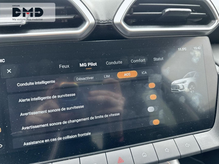 MG Motor Zs 1.5 Hybrid+ 197ch Luxury - Visuel #15